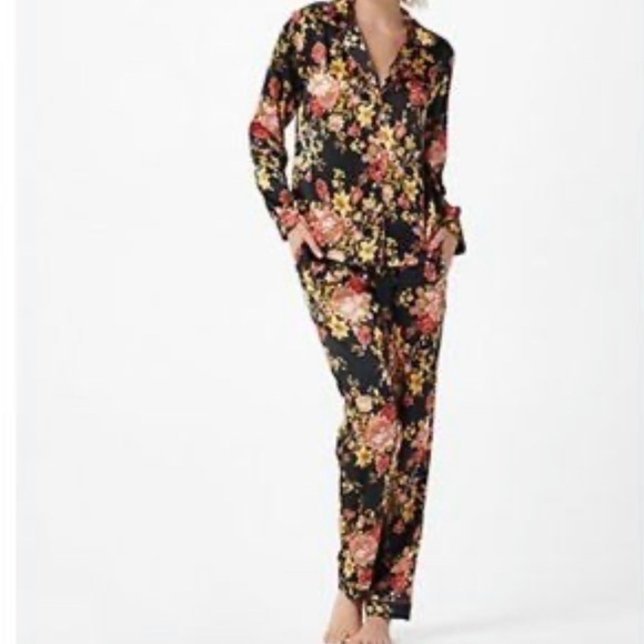 Tolani Collection Women's Sz M Printed Pajama Set Black A390127 - Picture 1 of 7